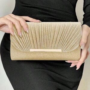 Elegant Gold Clutch Bag